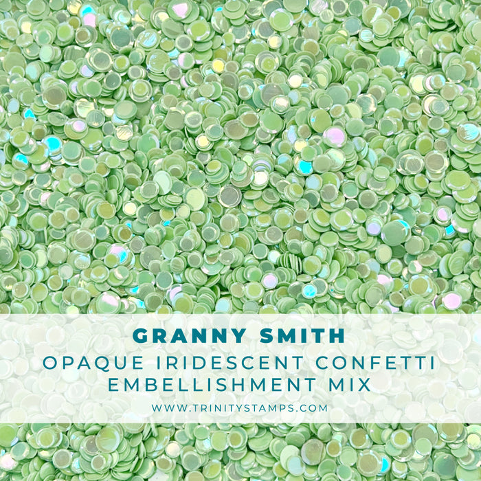 Granny Smith Opaque Shine Confetti
