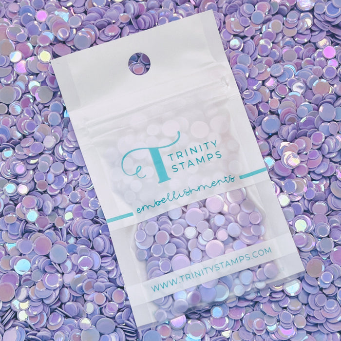 Lavender Opaque Shine Confetti