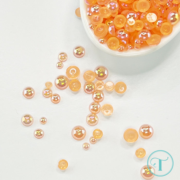 Orange Fizz Bubbles Embellishment Mix