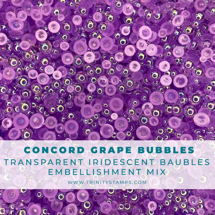 Concord Grape Bubbles Embellishment Mix
