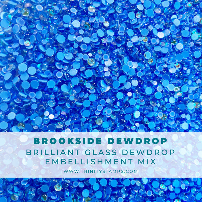 Brookside Brilliant Glass Dewdrop Embellishment Mix