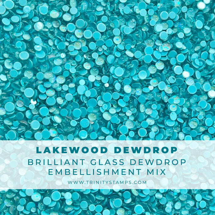Lakewood Brilliant Glass Dewdrop Embellishment Mix