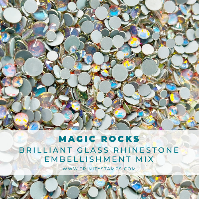 Magic Rocks Brilliant Glass Rhinestone Embellishment Mix