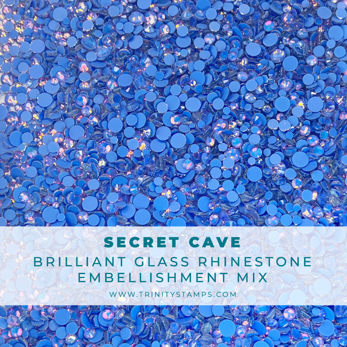 Secret Cave Brilliant Glass Rhinestone Embellishment Mix