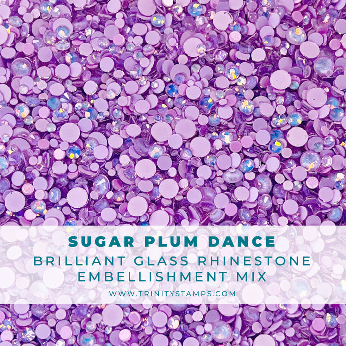 Sugar Plum Dance Brilliant Glass Rhinestone Embellishment Mix