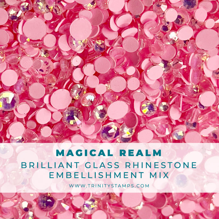 Magical Relm Brilliant Glass Rhinestone Embellishment Mix