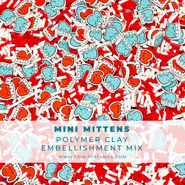 Mini Mittens Sprinkles Clay Embellishment Mix