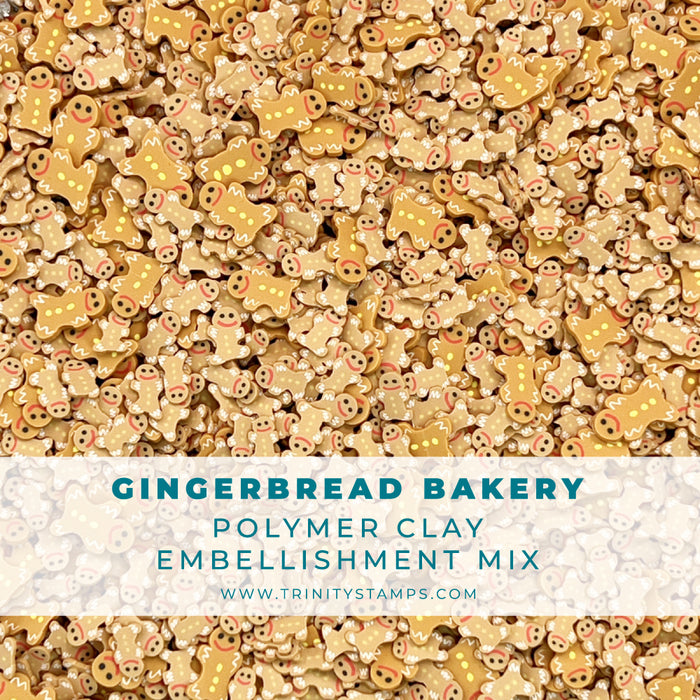 Gingerbread Bakery Clay Embellishment Mix