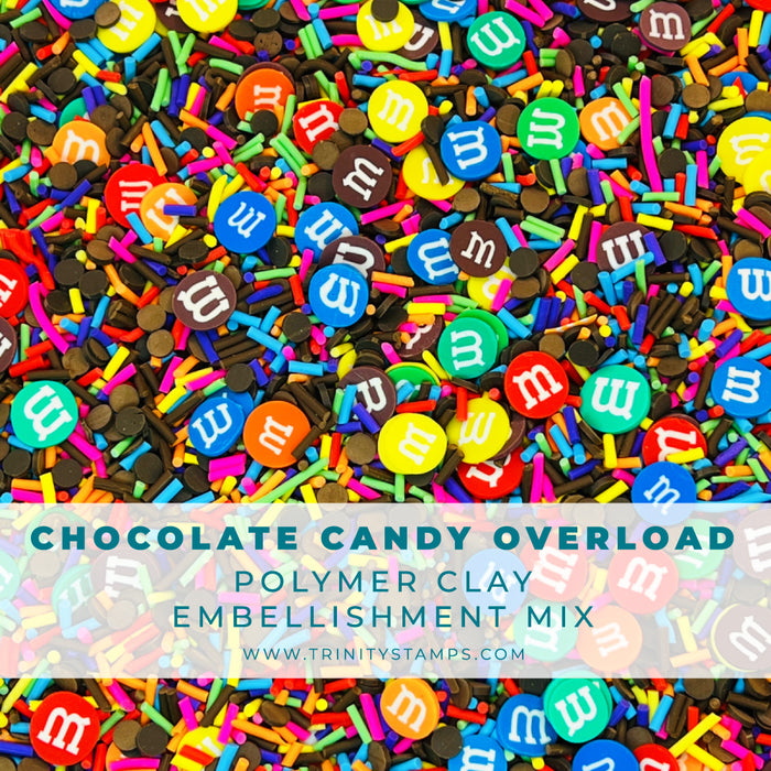 Chocolate Candy Overload Clay Embellishment Mix