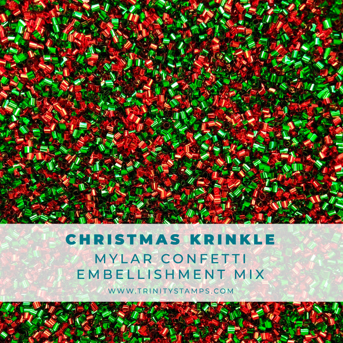 Christmas Krinkle Confetti Embellishment Mix