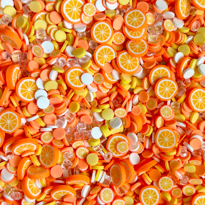 Orange Crush Embellishment Mix