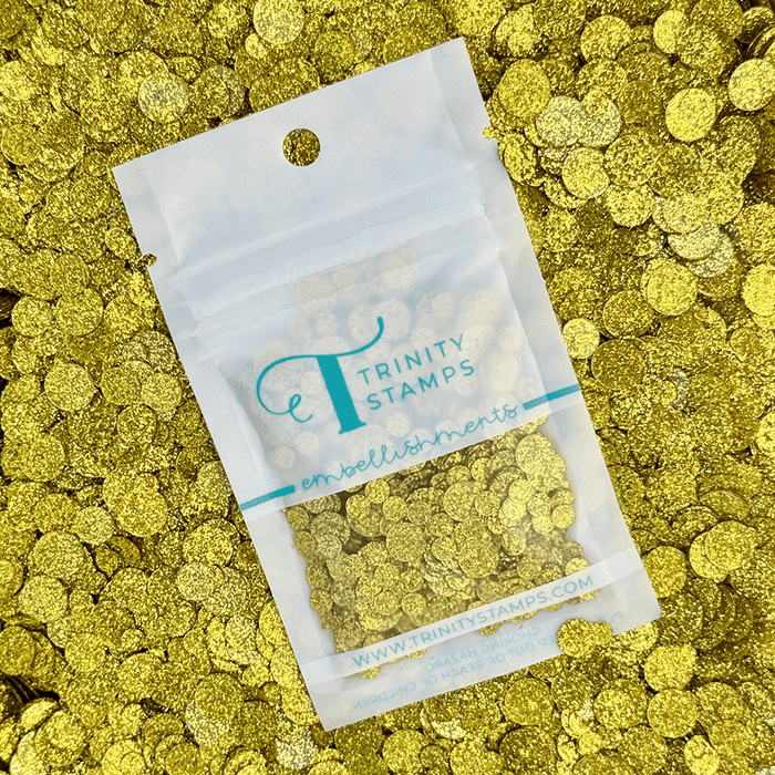 Sunshine Sparkle Spots Confetti Embellishments