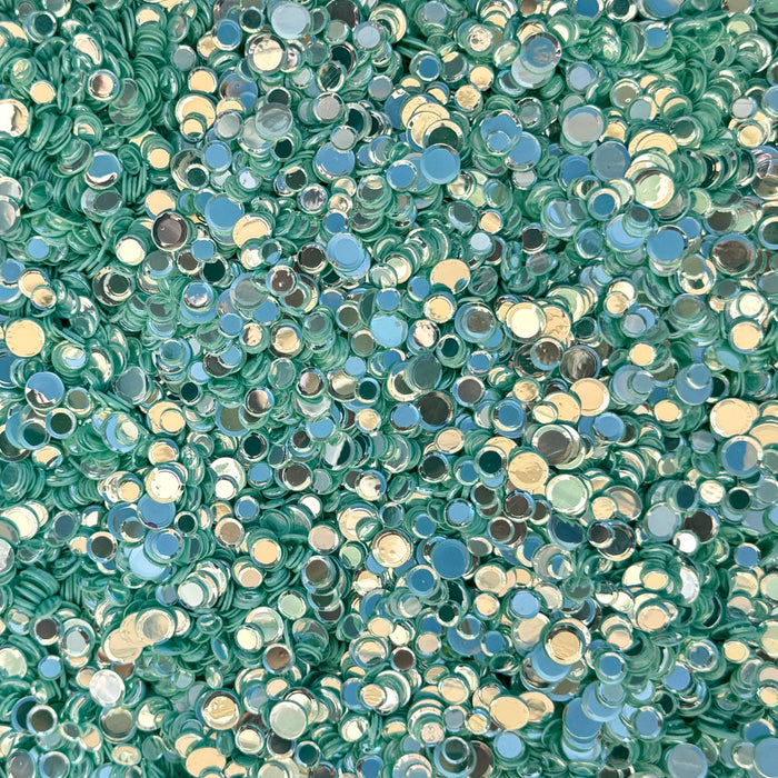 Polished Seaglass Confetti Embellishments