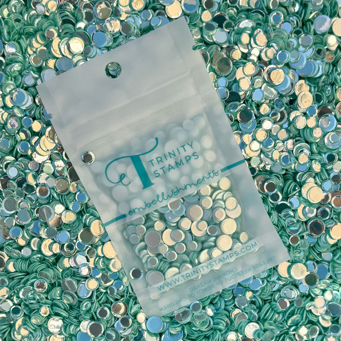 Polished Seaglass Confetti Embellishments