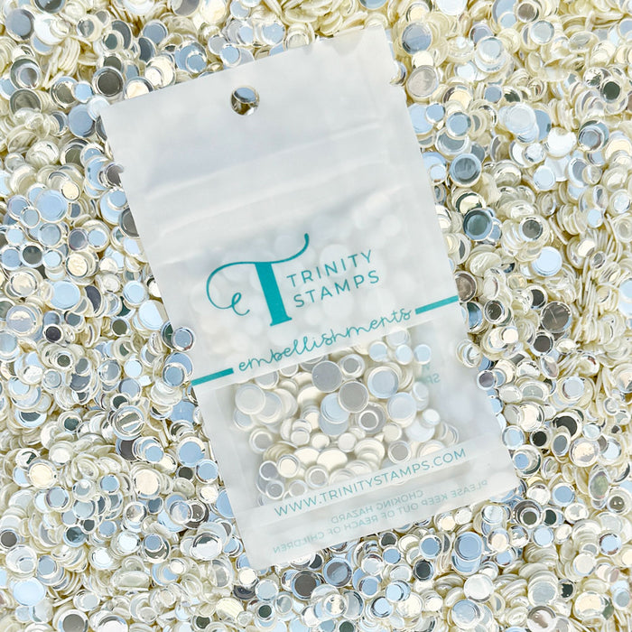 Polished Shell Confetti Embellishments