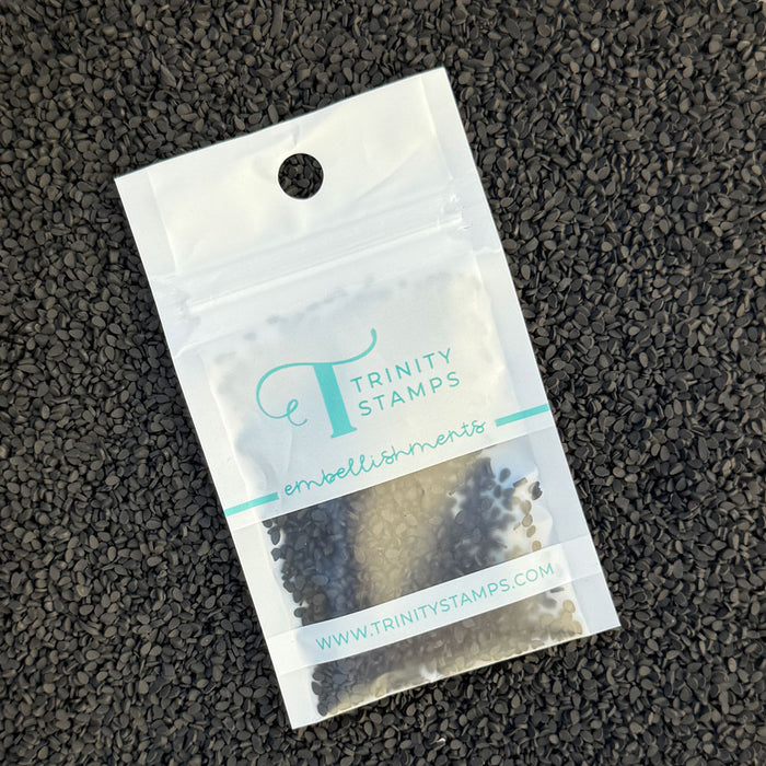 Black Sesame Seeds Clay Embellishments