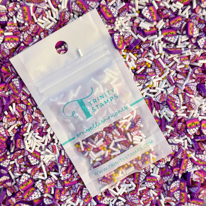 Piece Of Cake Clay Embellishments