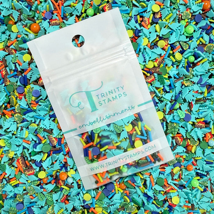 Prehistoric Sprinkles Clay Embellishments