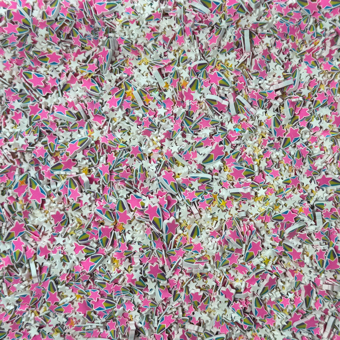 Shooting Stars Clay Embellishments