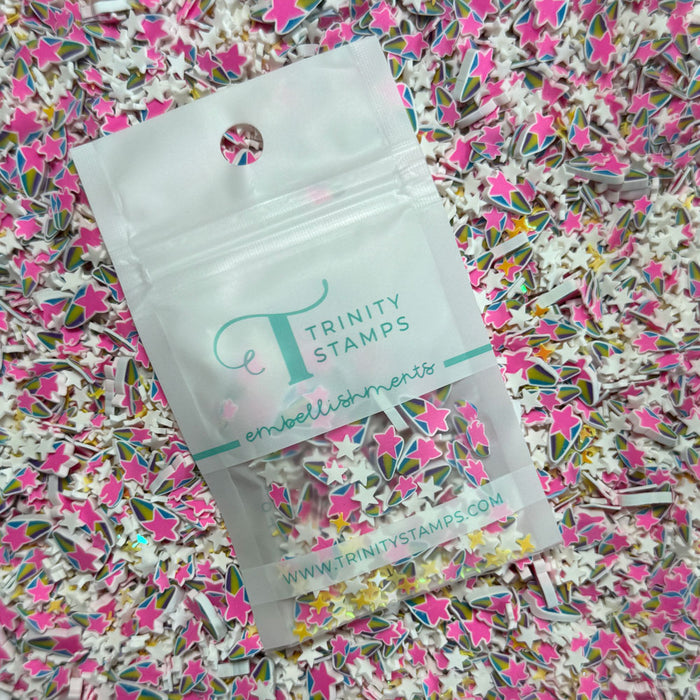 Shooting Stars Clay Embellishments