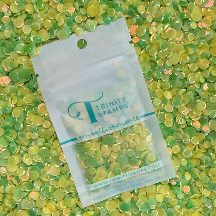 Citrus Shine  Confetti Embellishments