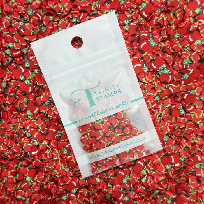 Apple Picking Clay Embellishments