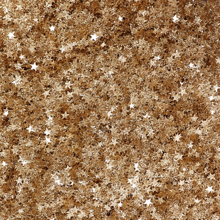 Golden Sparkle Stars Confetti Embellishments