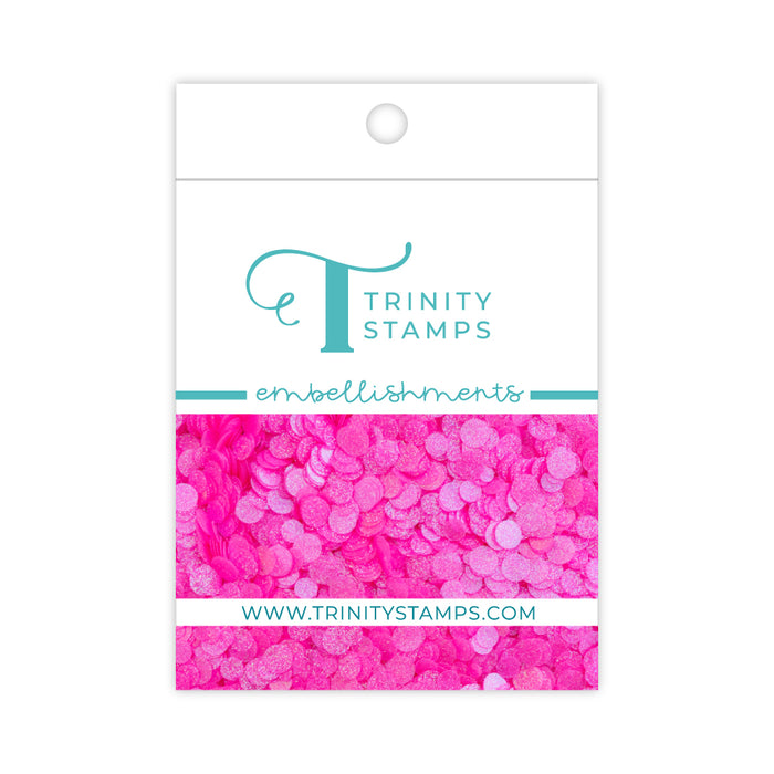 Bubblegum Sparkle Spots Confetti Embellishments