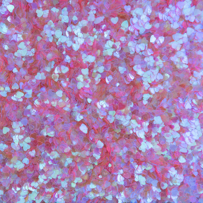 Ethereal Embrace Flat Heart Confetti Mix