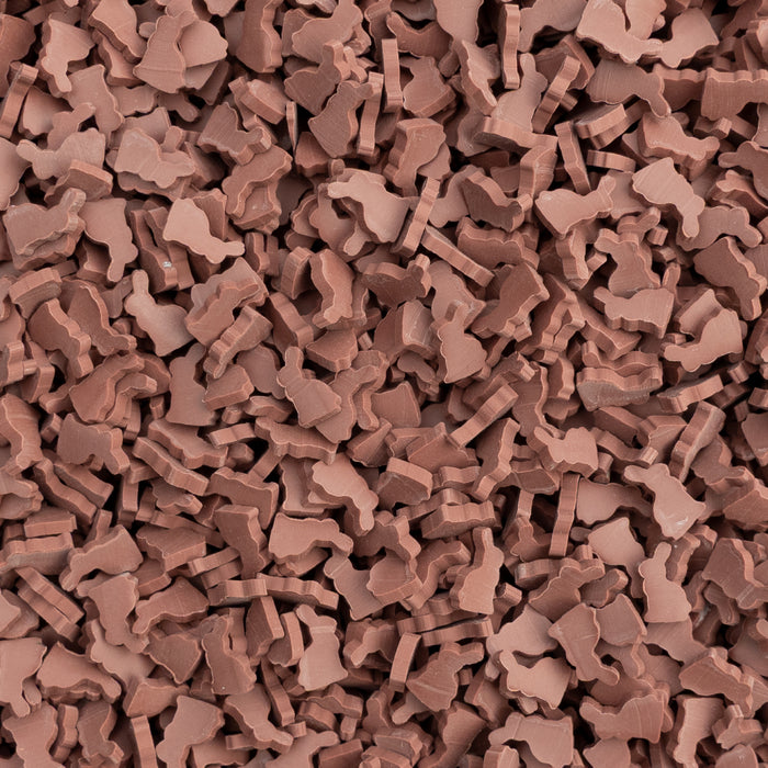 Chocolate Bunny Clay Embellishment Mix