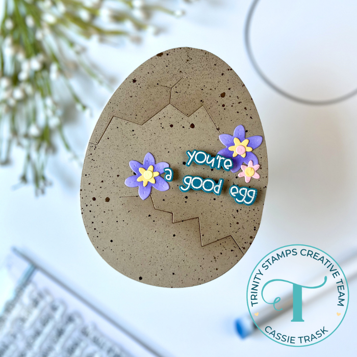 Egg-Shaped Card Die Set