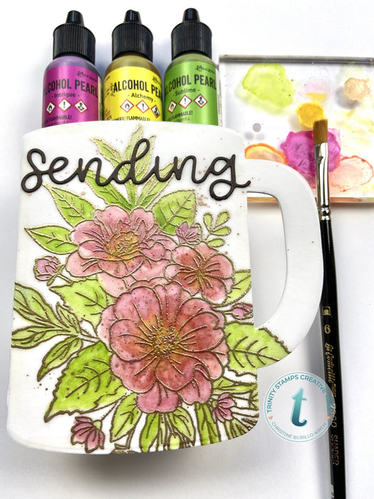 Coffee Mug-Shaped Card Die Set