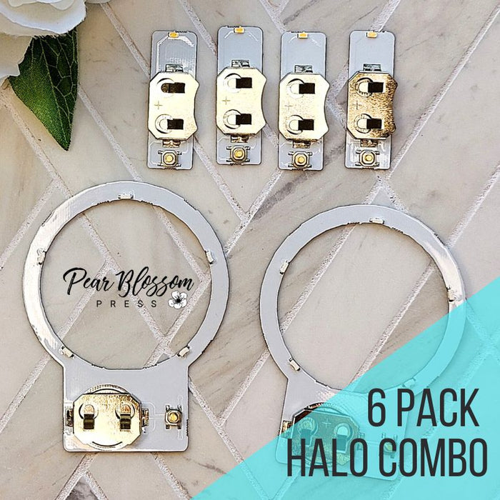 Pearblossom Press Halo Lights Combo Pack - 6 lighting units