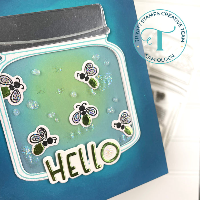 Half Pint Jar 4x8 Stamp Set