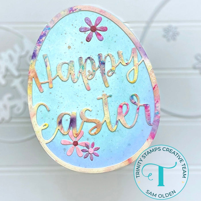 Happy Easter Egg Add-on Die Set