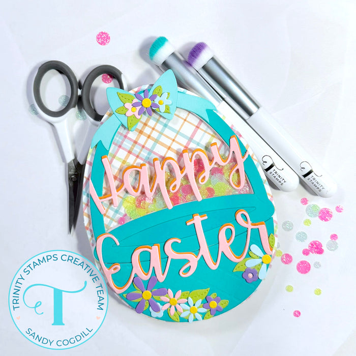 Happy Easter Egg Add-on Die Set