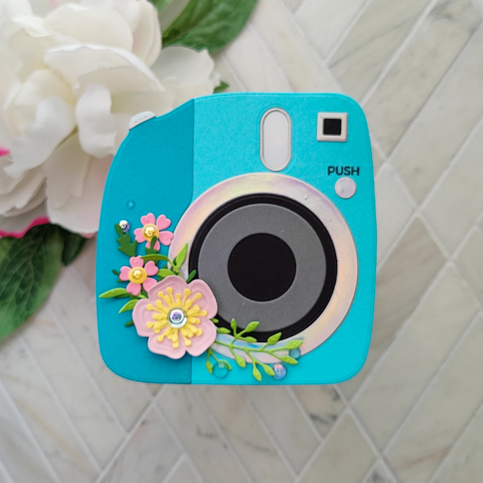 Aesthetic Painted Polaroid Camera Insta-Snap Instant Camera Die