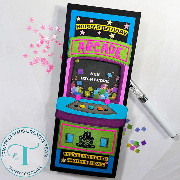 Pixel Pop Confetti Embellishment Mix