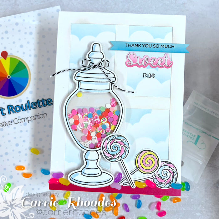 Candy Jar 4x8 Stamp Set