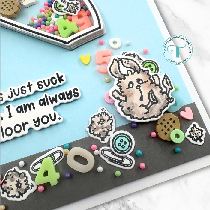 Sucky Day Support 4x6 Stamp Set & Coordinating Die Set