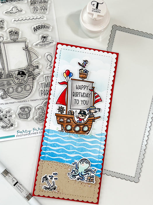 Party Pirates - 4x8 Stamp Set