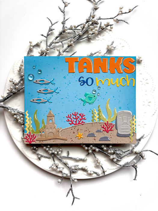 Tiny Aquarium Elements Die Set