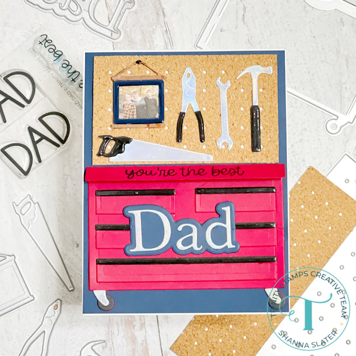 Tool Box Gift Card Holder Die Set - Lynda Kanase Collection