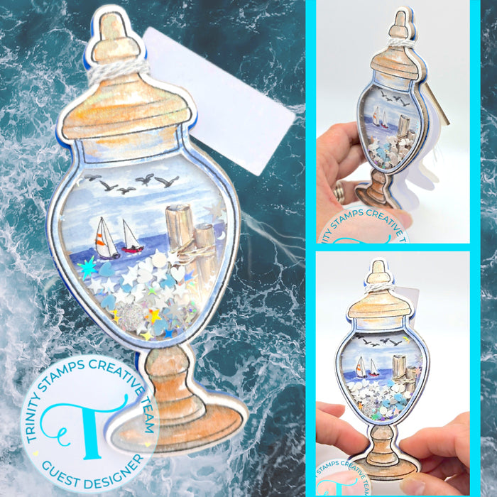 Candy Jar 4x8 Stamp Set