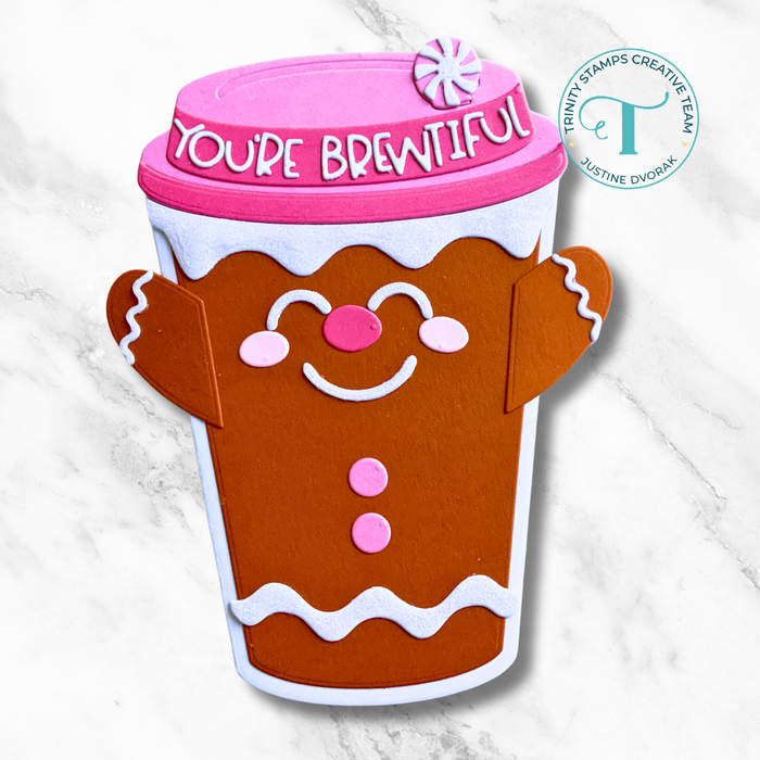 Cup Character - Gingerbread Add-On Die Set