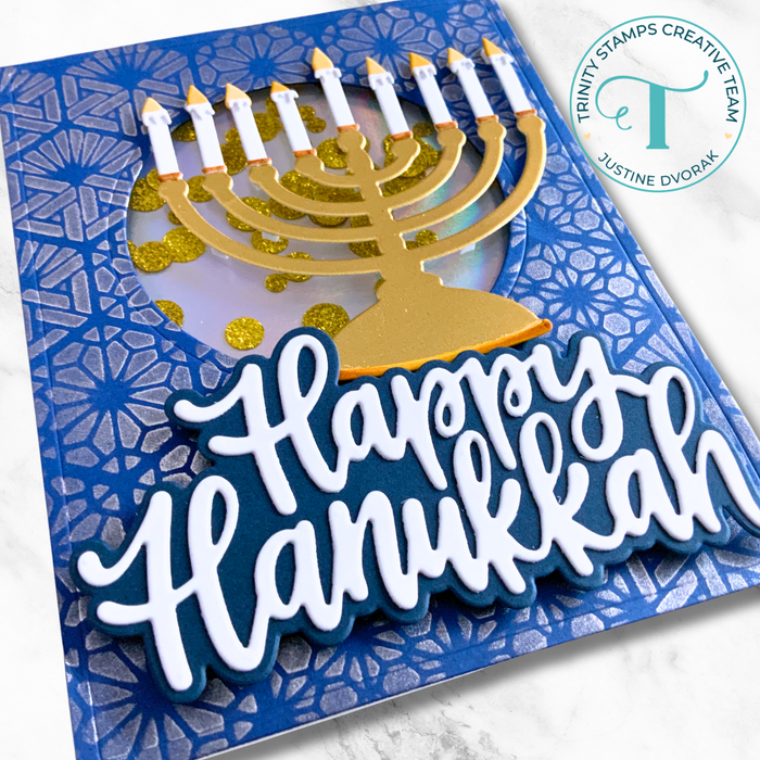 Large Hanukkah Sentiment Die Set