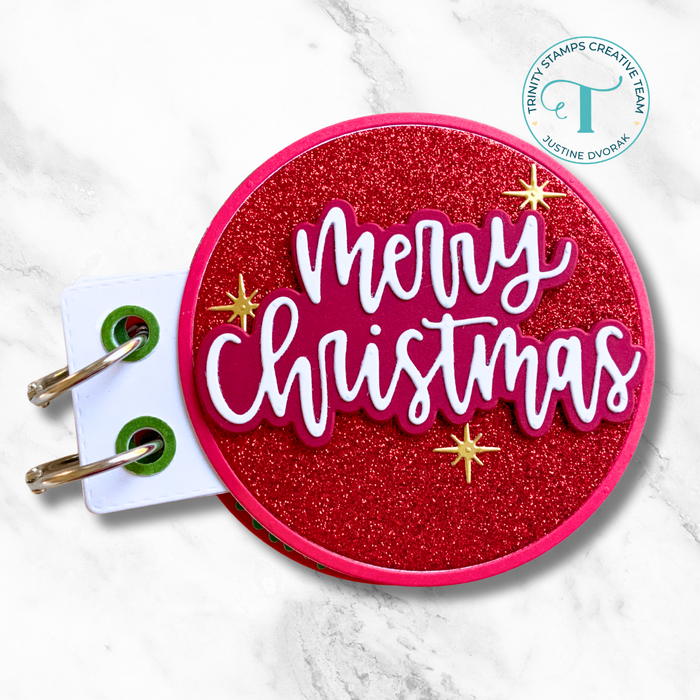 Large Christmas Sentiment Die Set