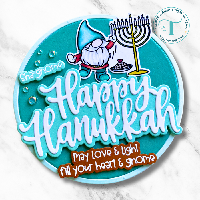 Large Hanukkah Sentiment Die Set