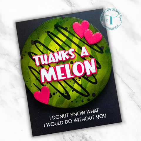 Thanks A Melon 3x3 Stamp and Die Set