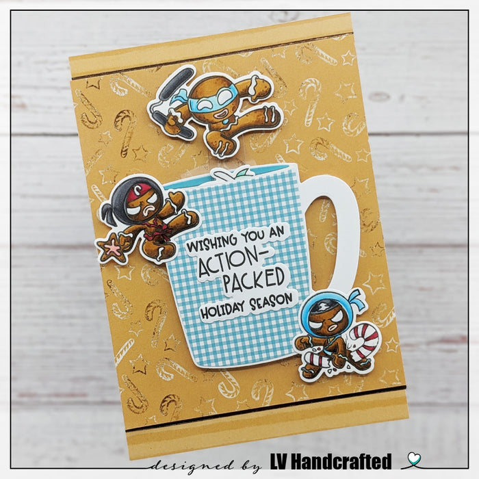 Ninja-Bread Man 4x8 Stamp Set